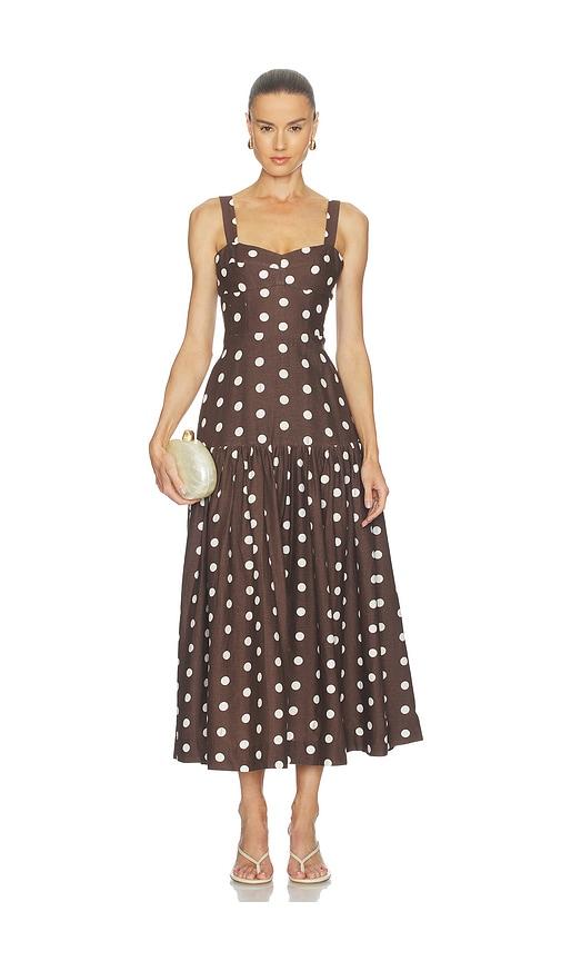 NICHOLAS Valeria Dress in Chocolate by NICHOLAS