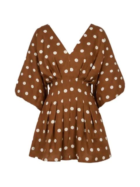 Nicoline polka-dot mini dress by NICHOLAS
