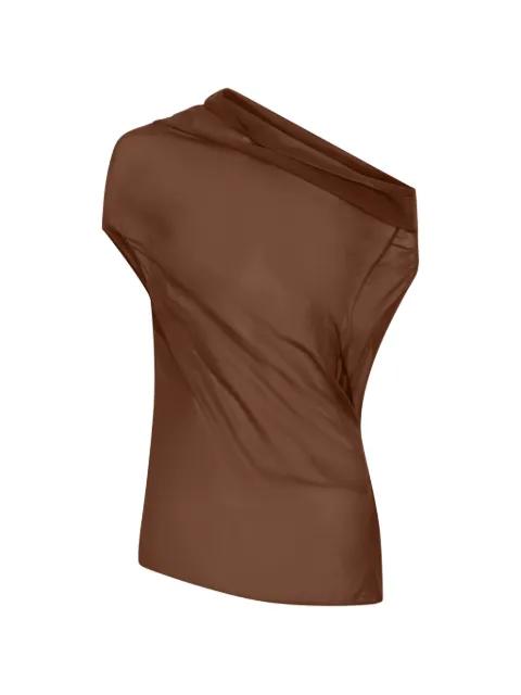 Ryanne asymmetric twisted blouse by NICHOLAS