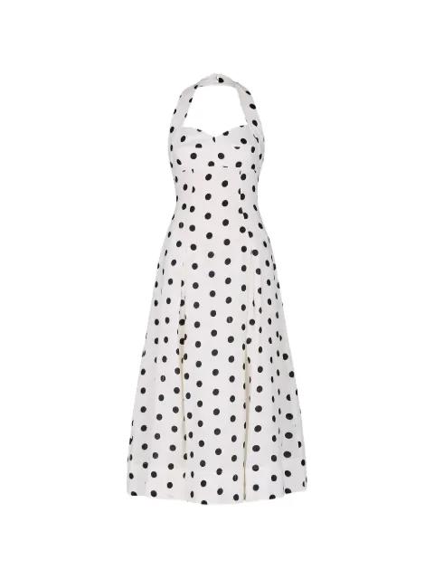 Seraphina polka-dot midi dress by NICHOLAS