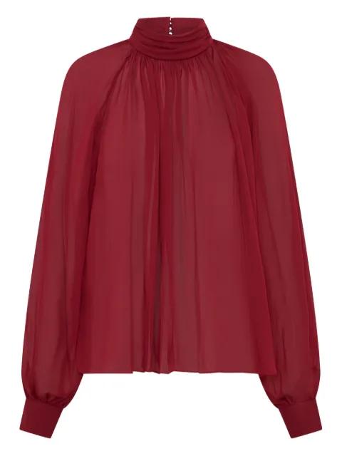 Solene high-neck long-sleeves top by NICHOLAS