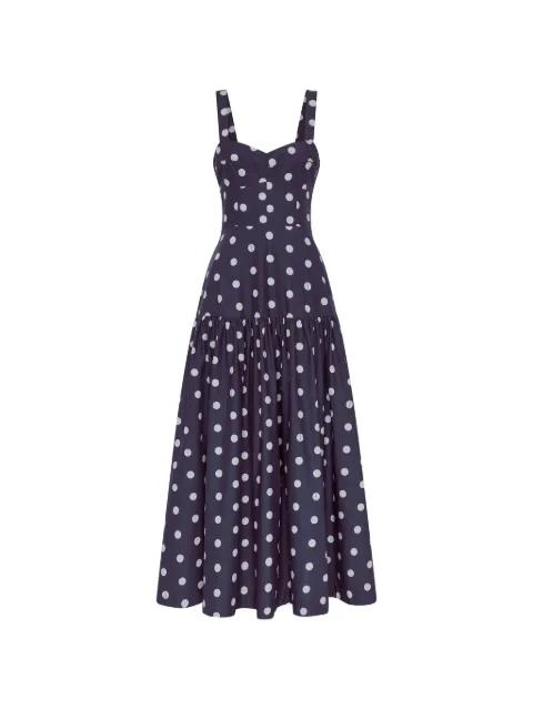 Valeria polka-dot midi dress by NICHOLAS