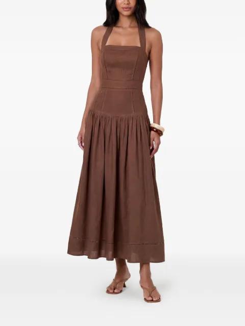 Vivianne halterneck midi dress by NICHOLAS