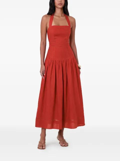Vivianne halterneck midi dress by NICHOLAS