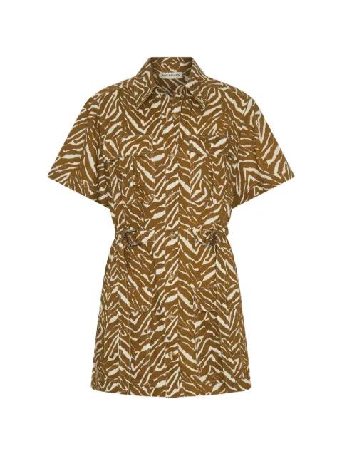 zebra-print mini dress by NICHOLAS