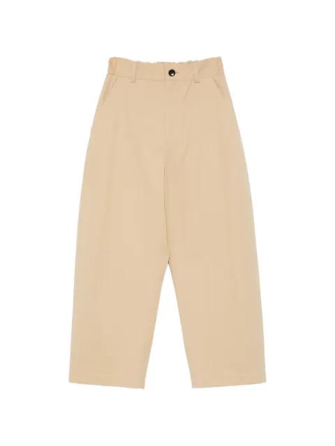elasticated cropped trousers by NICHOLSON&NICHOLSON