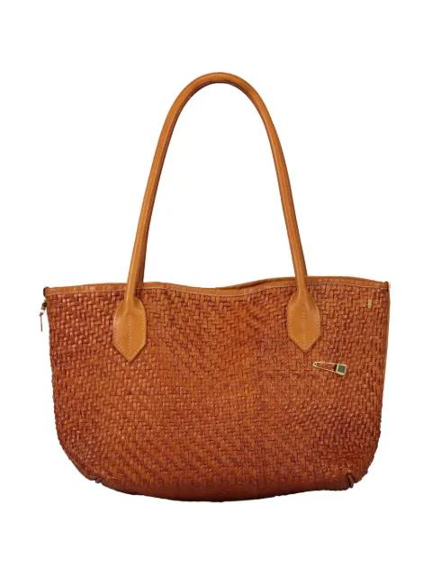 Sable woven-leather tote bag by NICK FOUQUET