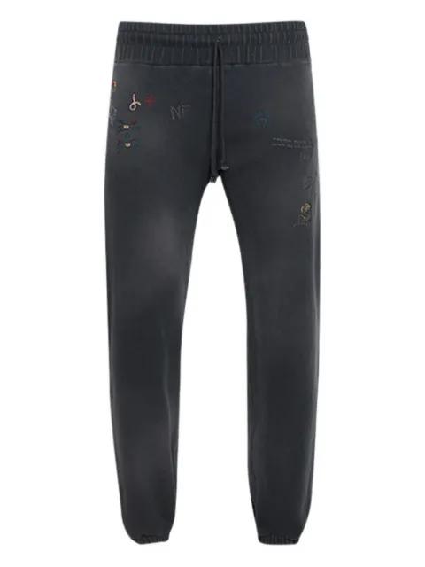 embroidered-details track pants by NICK FOUQUET