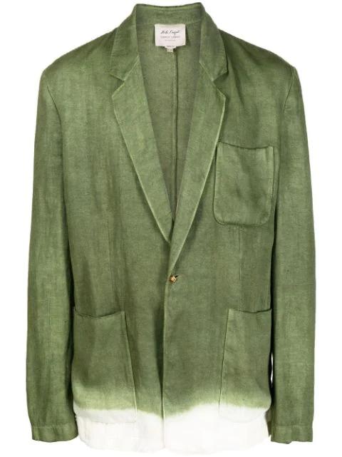 single-breasted linen blazer by NICK FOUQUET
