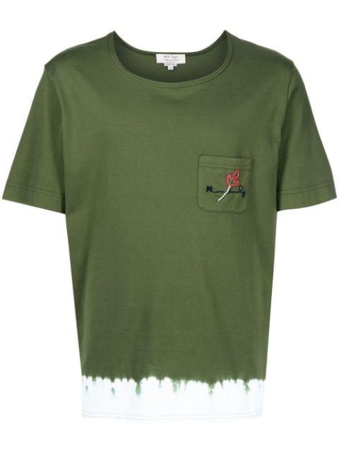 two-tone short-sleeved T-shirt by NICK FOUQUET
