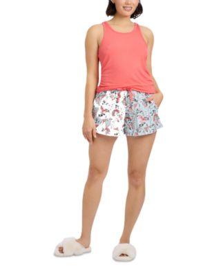 N&N Dreamy Brooches Sleep Shorts by NICK&NORA