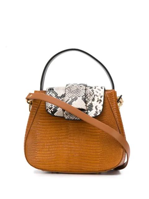 Myria embossed shoulder bag by NICO GIANI