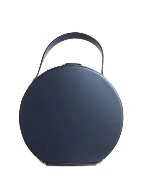 Tunilla circle-handle leather tote bag by NICO GIANI