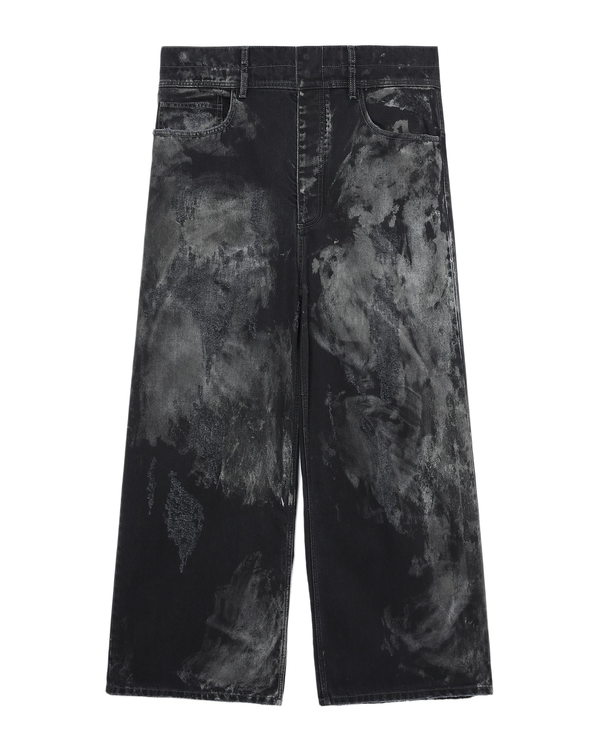 Printed wide-leg jeans by NICOLAS ANDREAS TARALIS