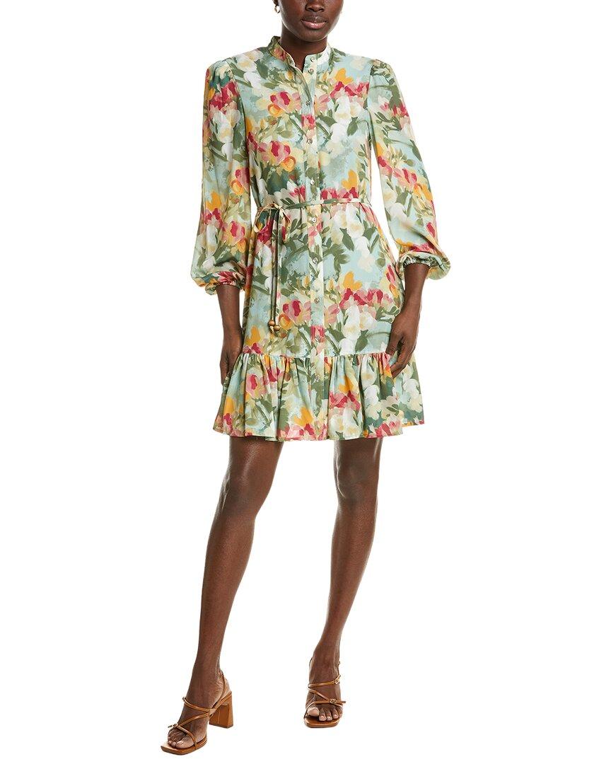 Nicole Miller Lora Crepe Shirtdress by NICOLE MILLER