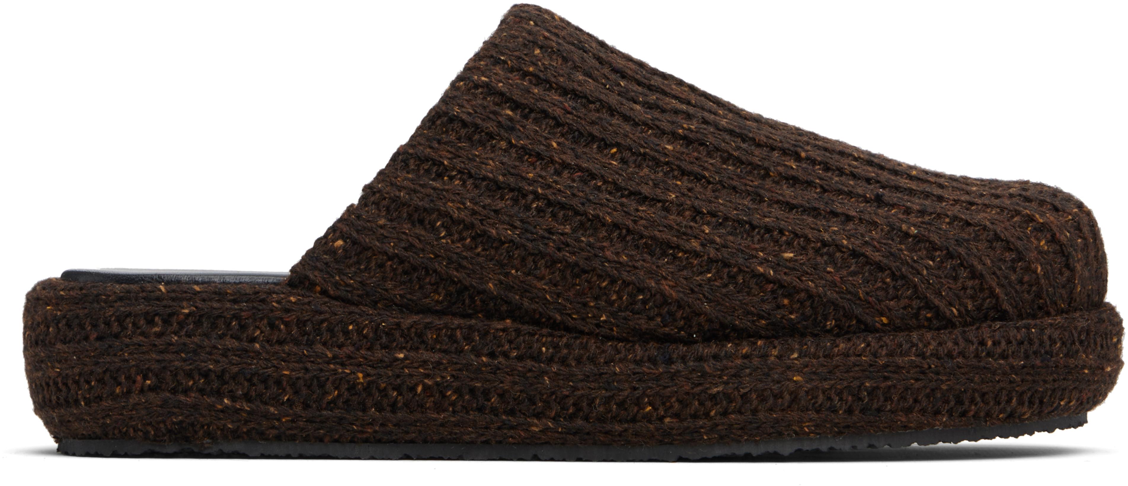 Brown Sammy 2.0 Slip-on Loafers by NICOLE SALDANA