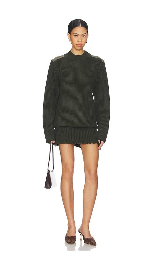 NIIHAI Command Dress in Dark Green by NIIHAI