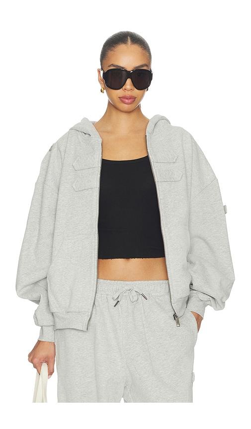 NIIHAI Cover Hoodie in Grey by NIIHAI