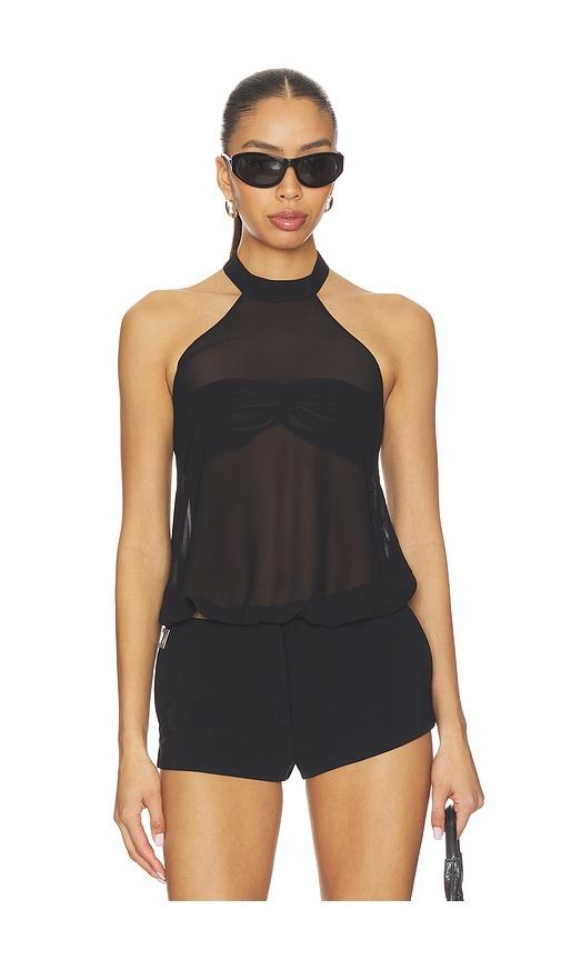 NIIHAI Midnight Top in Black by NIIHAI