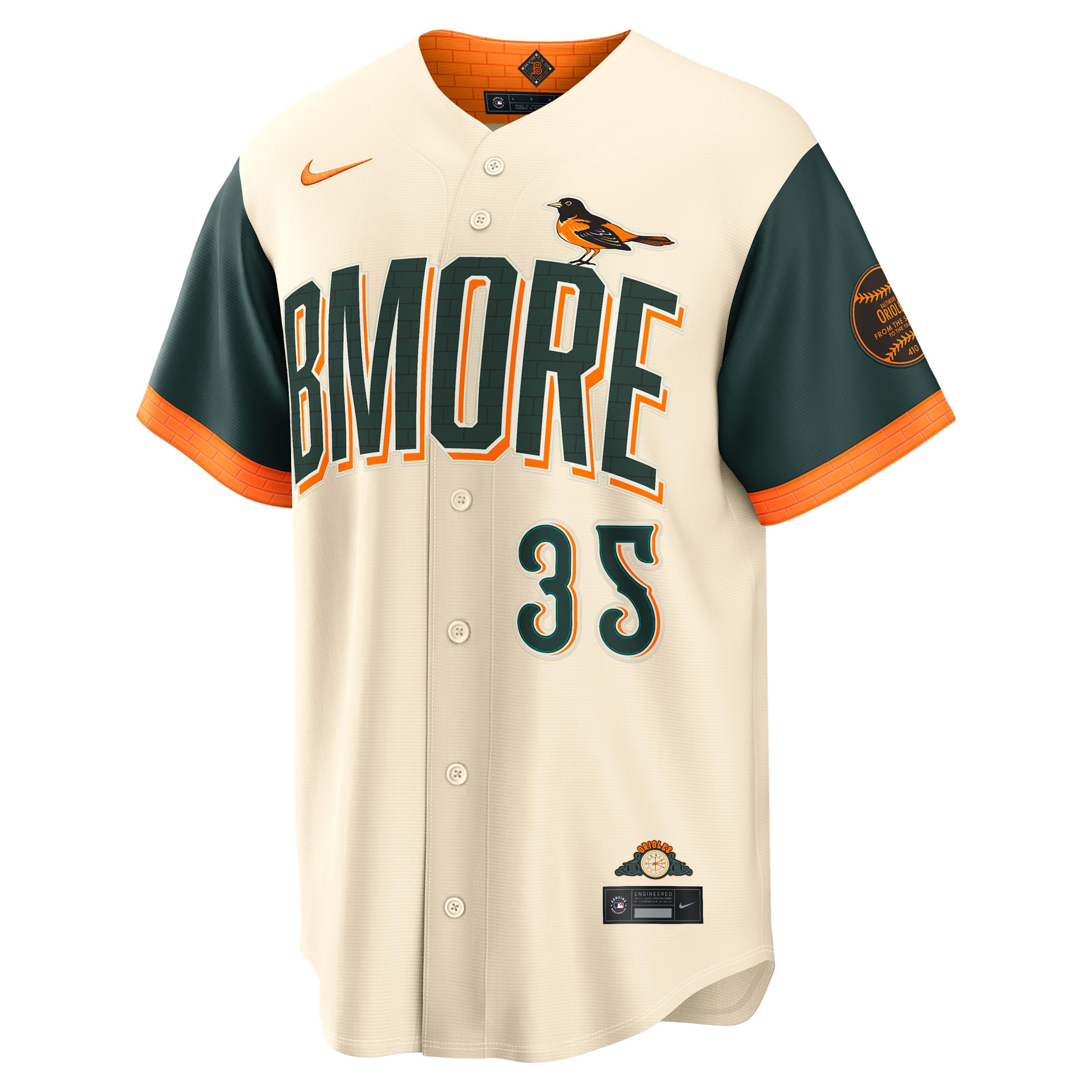 Adley Rutschman Baltimore Orioles City Connect Nike Men's MLB Stadium Jersey by NIKE
