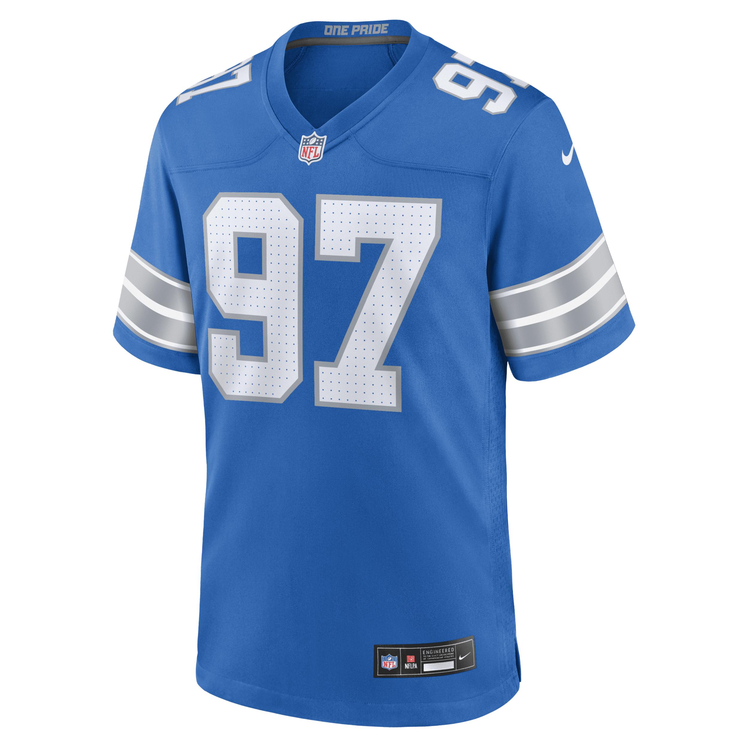 Aidan Hutchinson Detroit Lions Nike Men's NFL Game Football Jersey by NIKE
