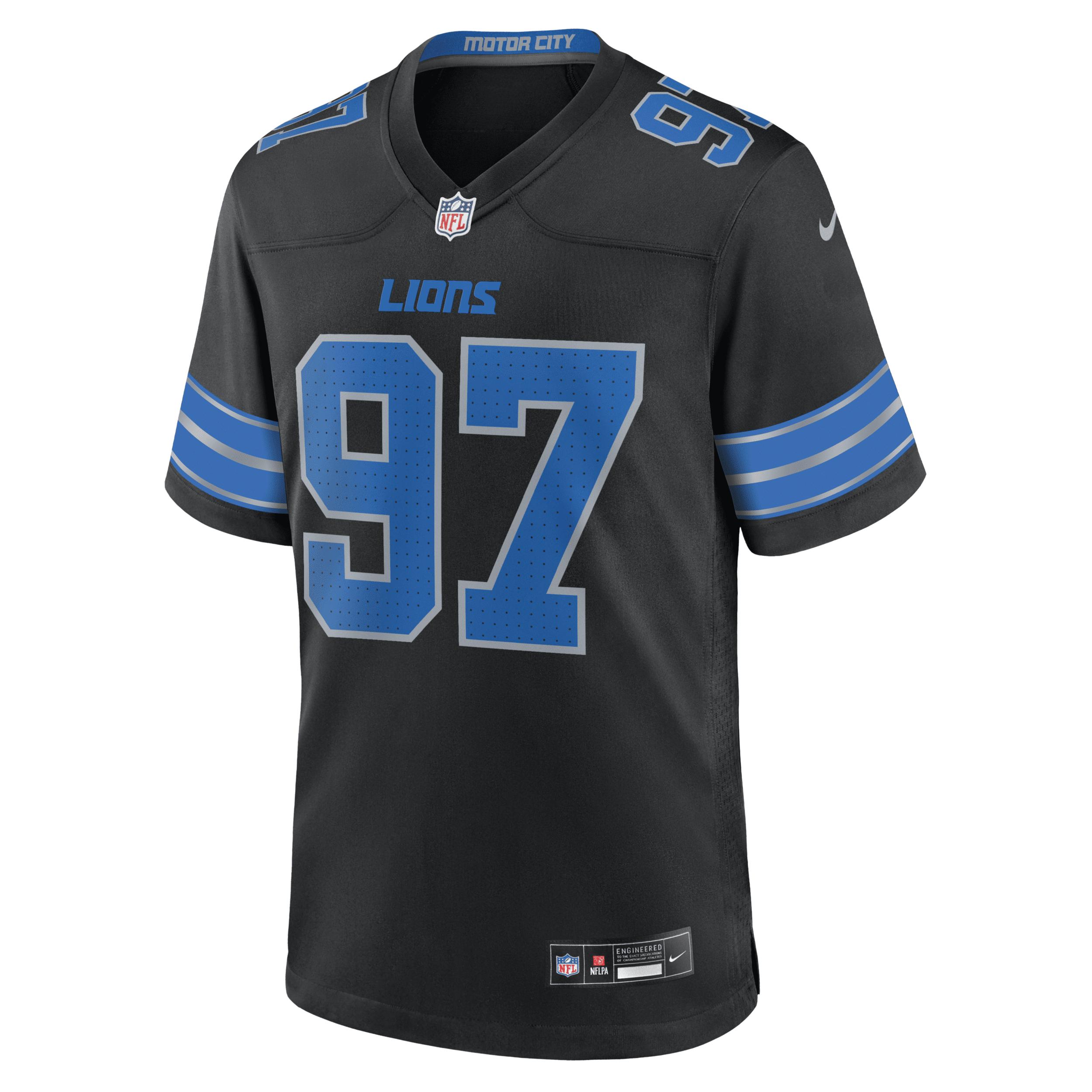 Aidan Hutchinson Detroit Lions Nike Men's NFL Game Football Jersey by NIKE
