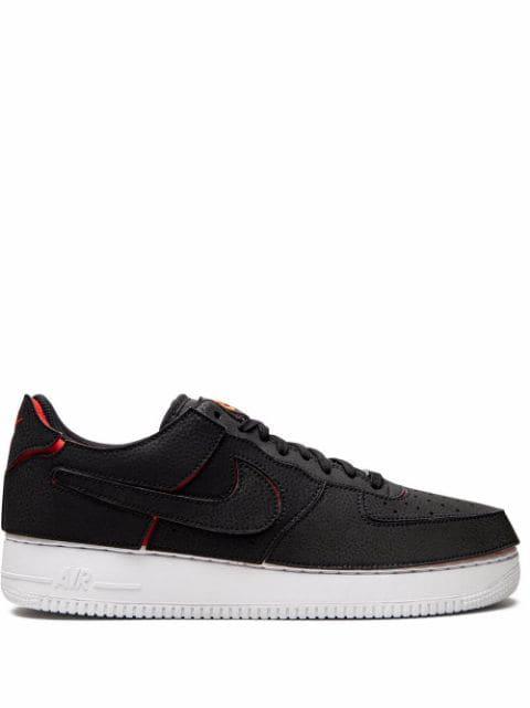 Air Force 1/1 "Black/Chile Red" sneakers by NIKE