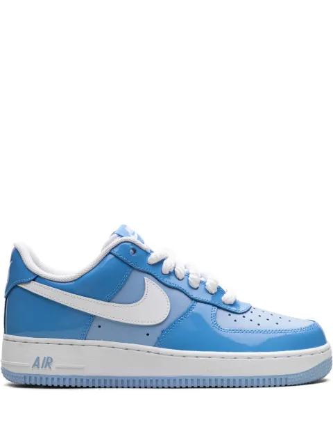 Air Force 1 Low '07 LV8 "Psychic Blue/White Patent" sneakers by NIKE