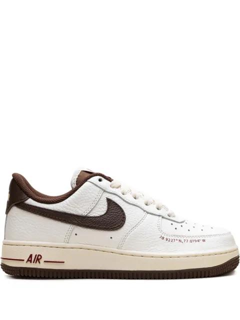 Air Force 1 Low "Howard University - Sail/Bison/Dragon Red" sneakers by NIKE