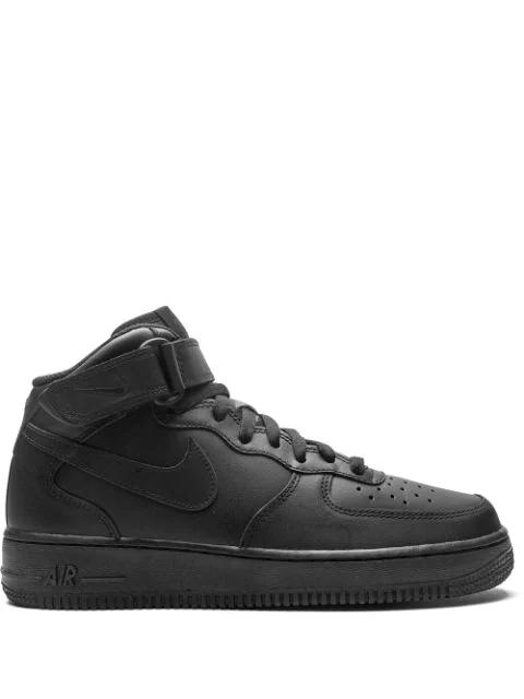 Air Force 1 Mid '07 "2021 Release Triple Black" sneakers by NIKE