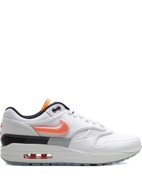 Air Max 1 "White/Hyper Crimson/Black" sneakers by NIKE
