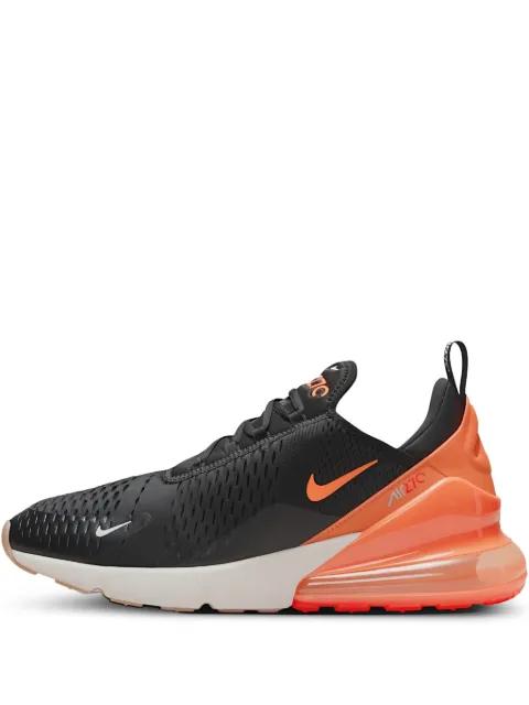 Air Max 270 "Black/Total Orange-Bright Crimson" sneakers by NIKE