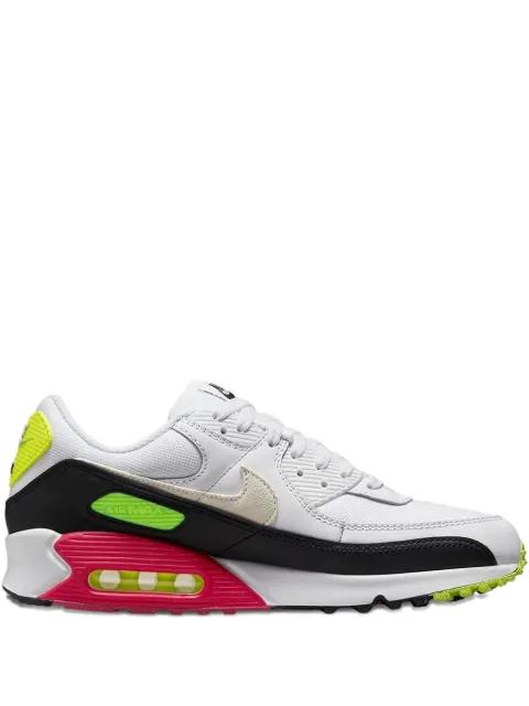 Air Max 90 "White/Black/Volt Rush Pink" sneakers by NIKE