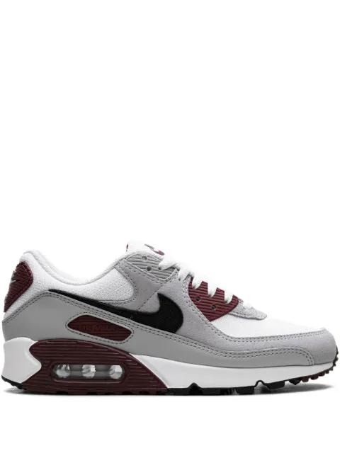 Air Max 90 "White/Dark Team Red/Pure Platinum/Black" sneakers by NIKE