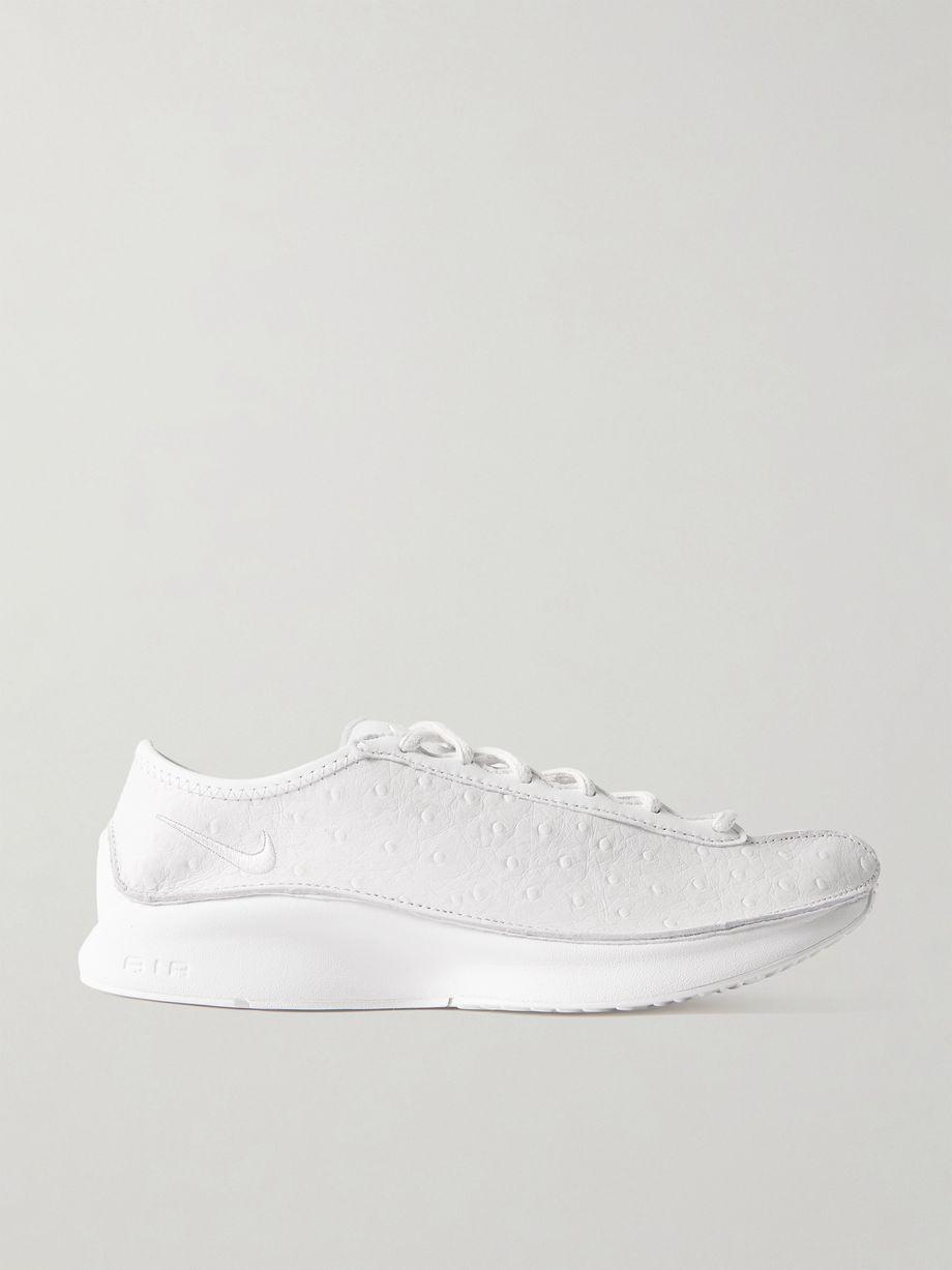 Air Superfly ostrich-effect leather sneakers by NIKE