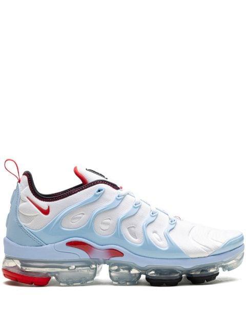 Air VaporMax Plus "USA - White/Black/Psychic Blue/University Red" sneakers by NIKE