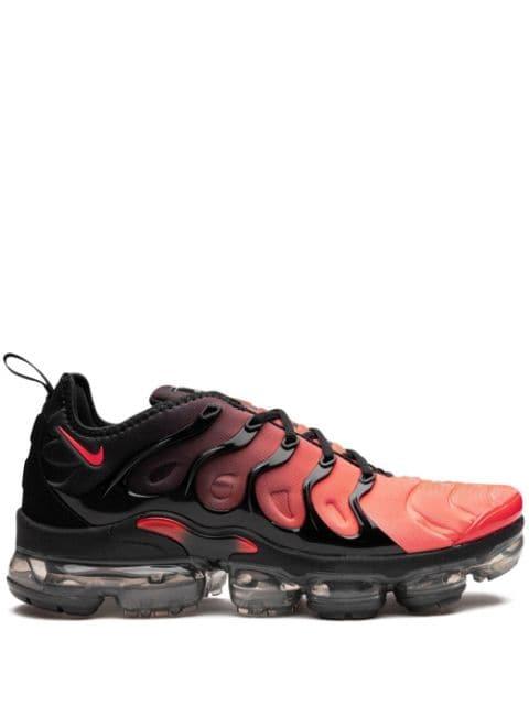 Air Vapormax Plus "Black/Bright Crimson" sneakers by NIKE