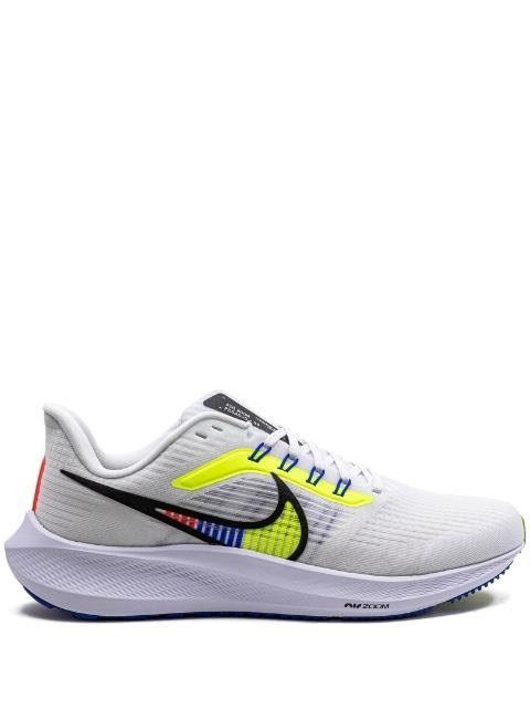 Air Zoom Pegasus 39 Premium "White Volt Racer Blue" sneakers by NIKE