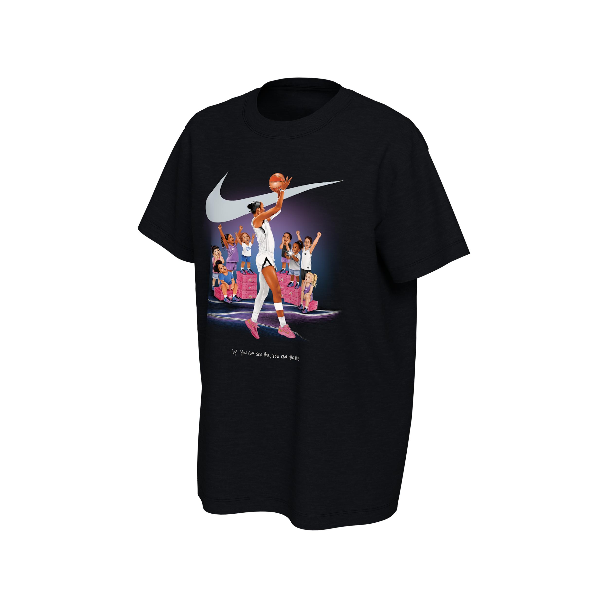 A'ja Wilson Big Kids' Nike T-Shirt by NIKE