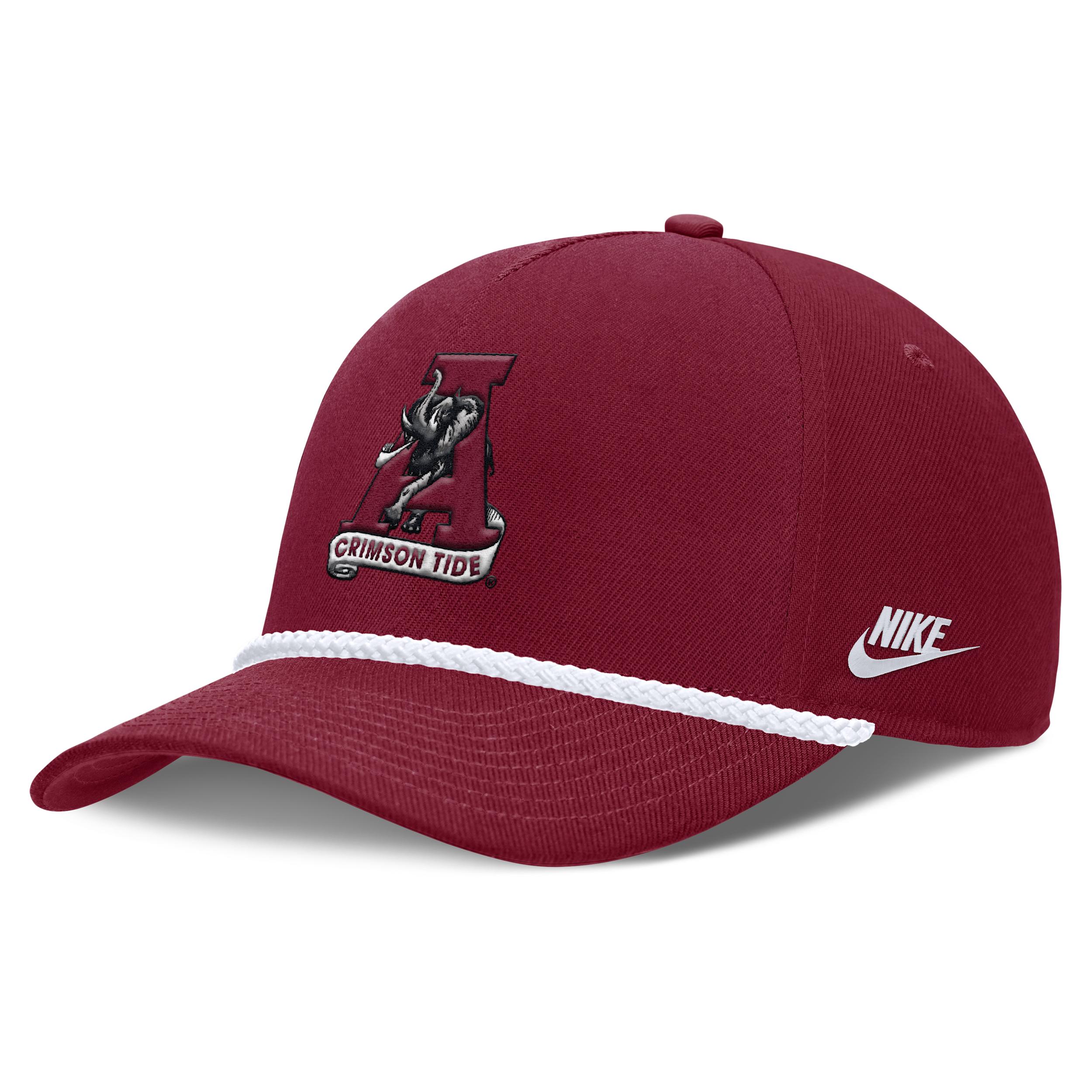 Alabama Legacy Basketball Rope Rise Nike Unisex College Adjustable Hat by NIKE