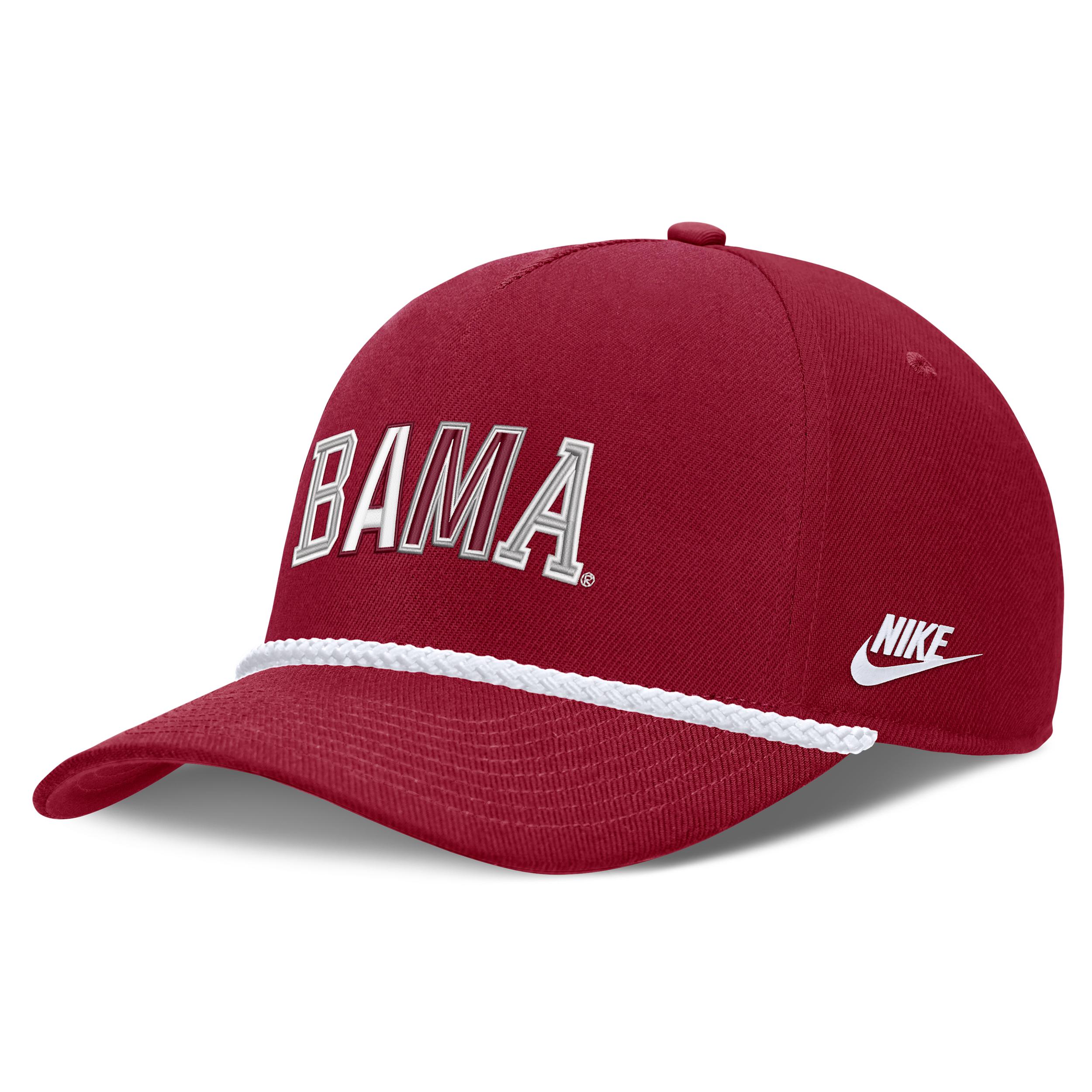Alabama Legacy Basketball Rope Rise Nike Unisex College Adjustable Hat by NIKE