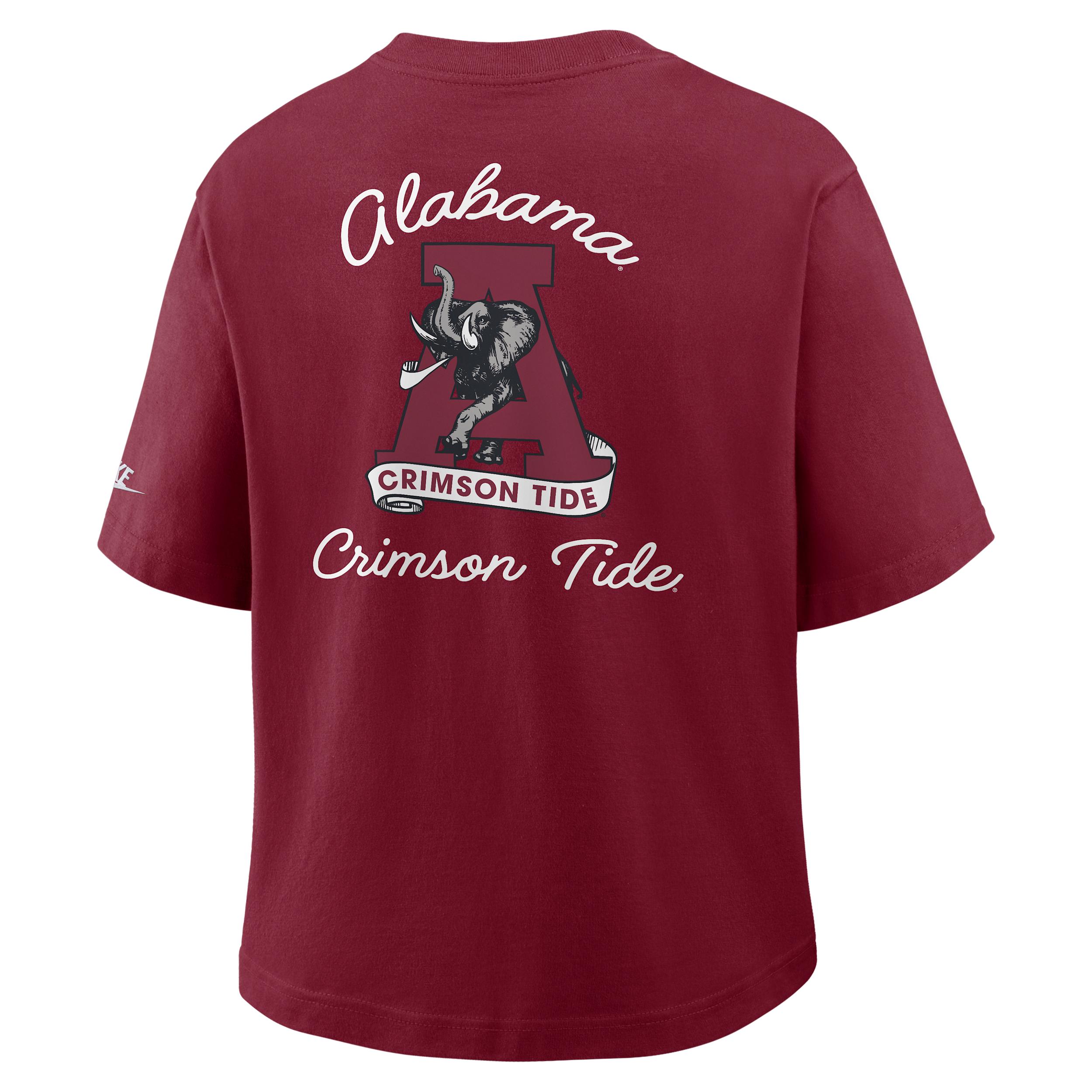 Alabama Legacy Pocket Boxy Nike Women's College T-Shirt by NIKE