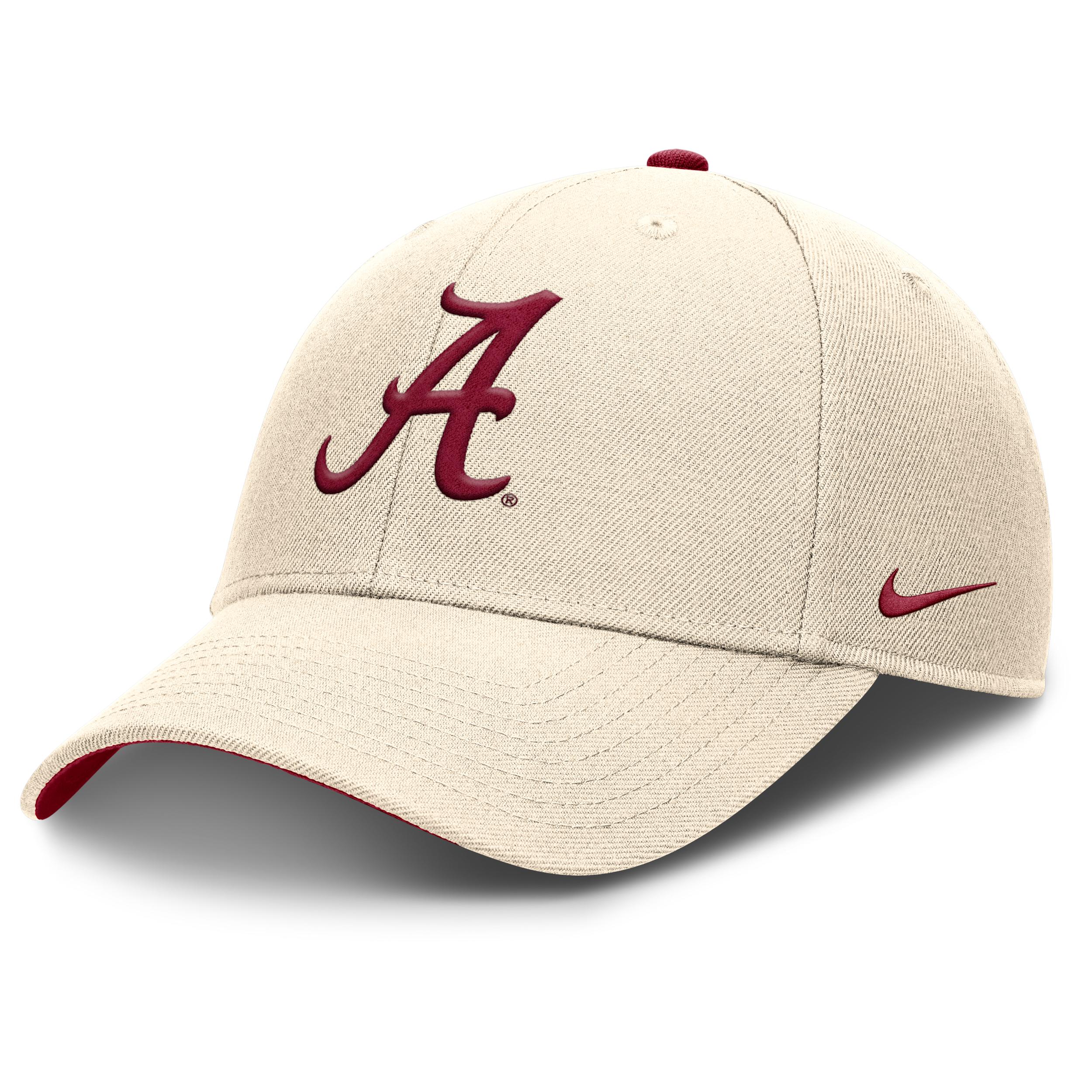 Alabama Primetime Rise Nike Men's Dri-FIT College Trucker Adjustable Hat by NIKE