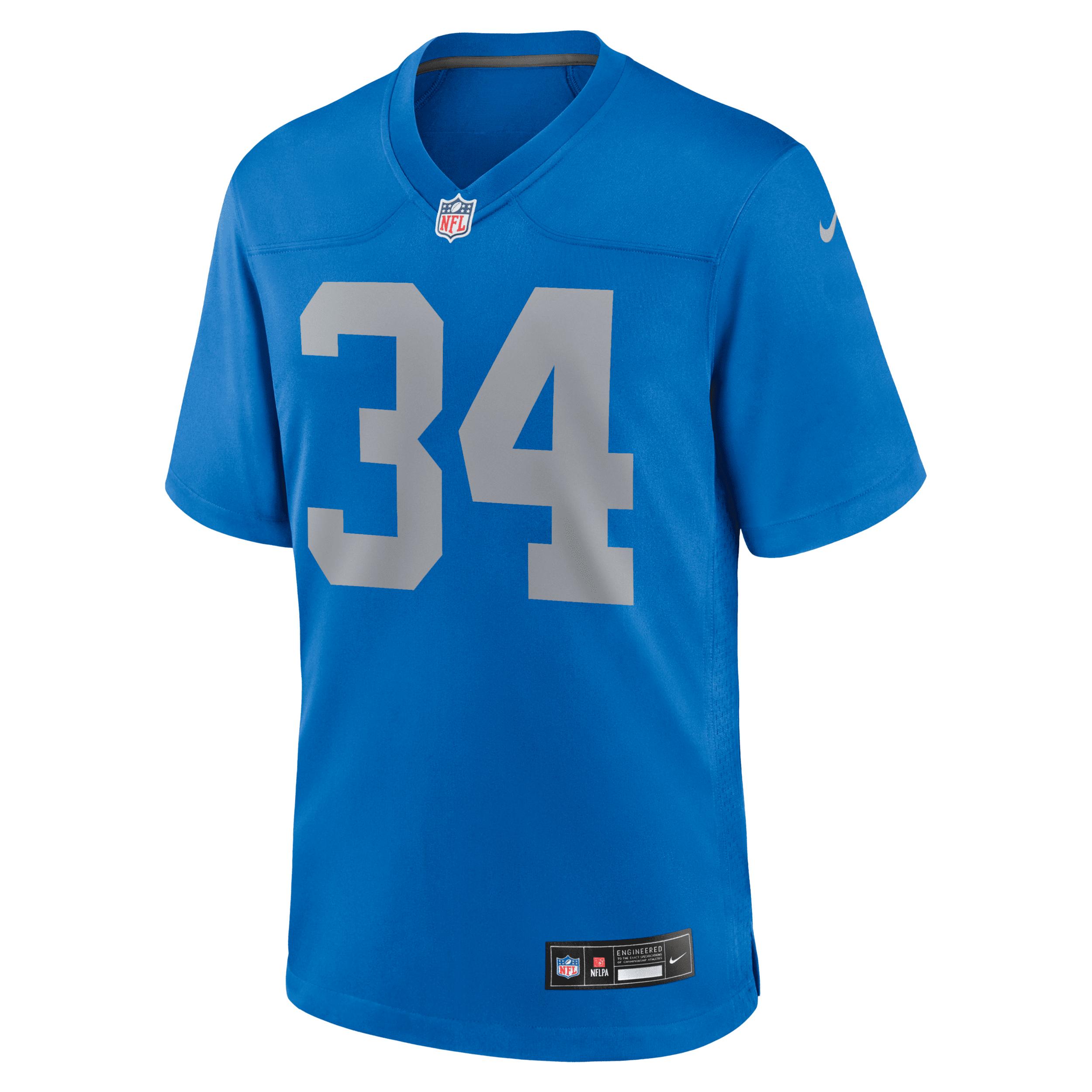 Alex Anzalone Detroit Lions Nike Men's NFL Game Football Jersey by NIKE