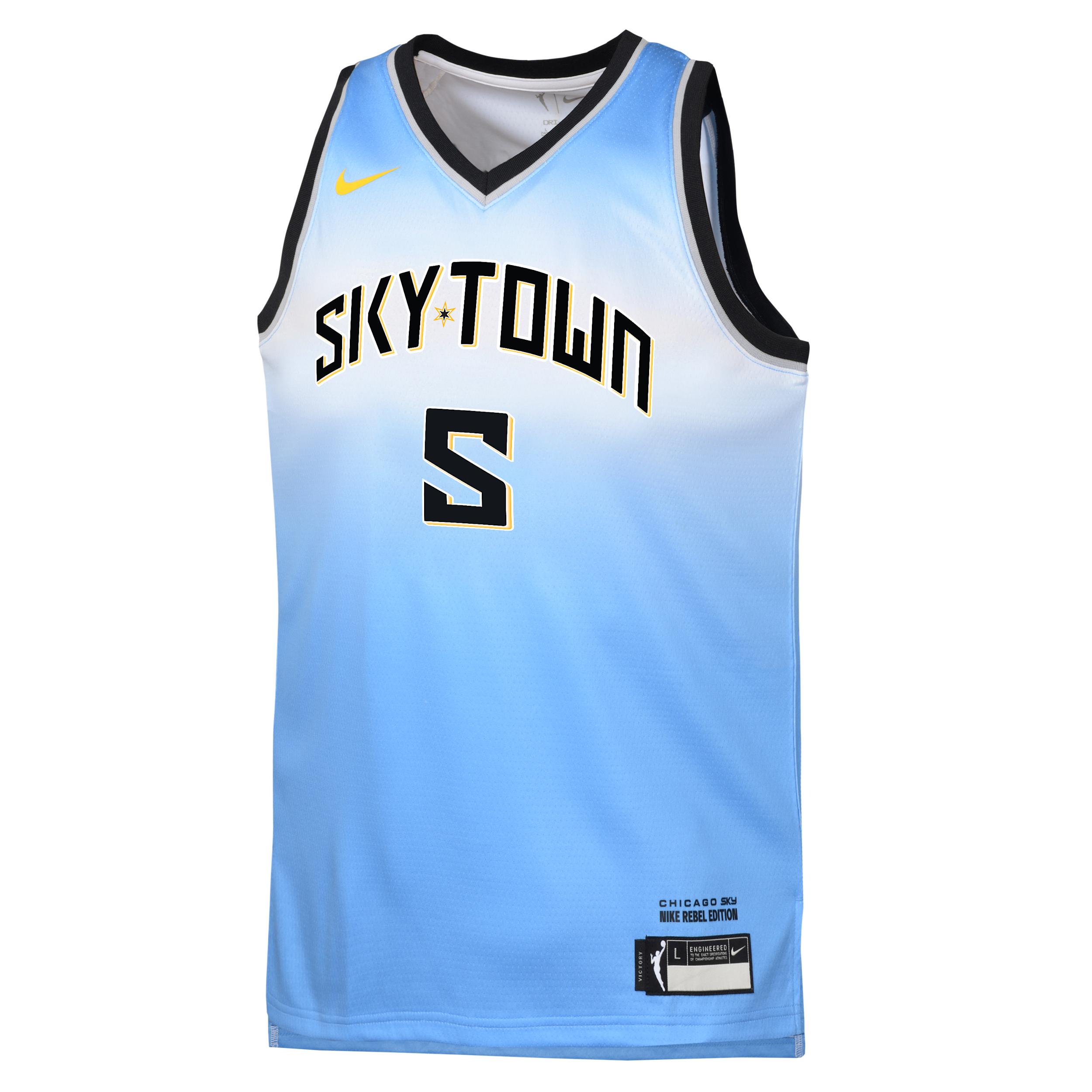 Angel Reese Chicago Sky Rebel Edition Big Kids' Nike WNBA Swingman Jersey by NIKE