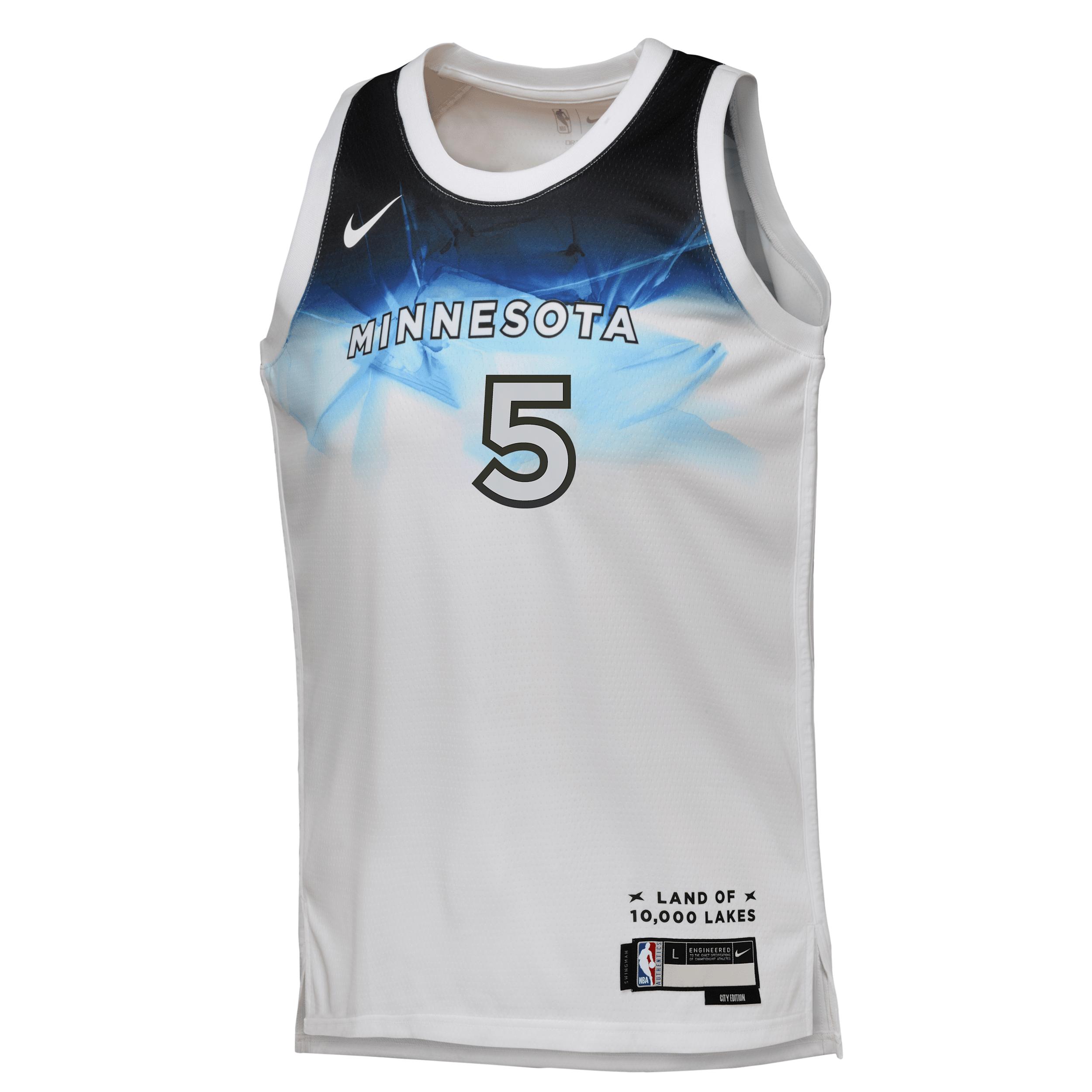 Anthony Edwards Minnesota Timberwolves 2024/25 City Edition Big Kids' Nike Dri-FIT NBA Swingman Jersey by NIKE