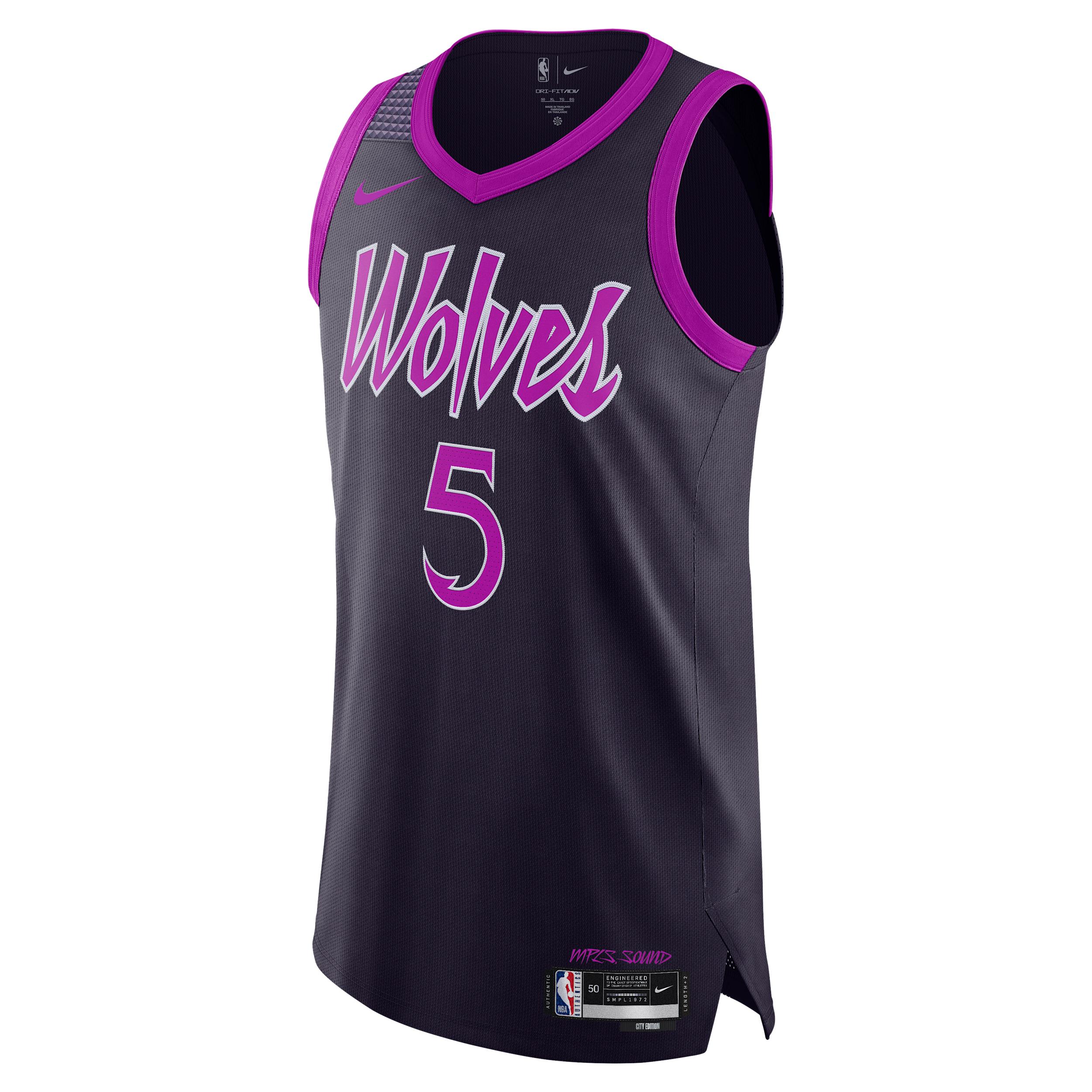 Anthony Edwards Minnesota Timberwolves City Edition Nike Men's Dri-FIT ADV NBA Authentic Jersey by NIKE