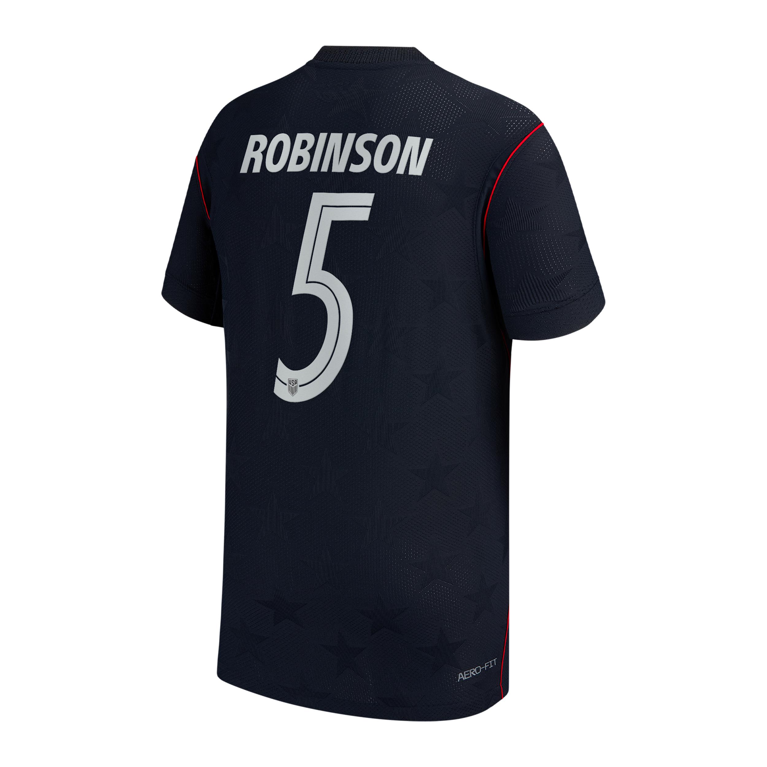 Antonee Robinson USMNT 2026 Match Away Big Kids' Nike Aero-FIT Soccer Jersey by NIKE