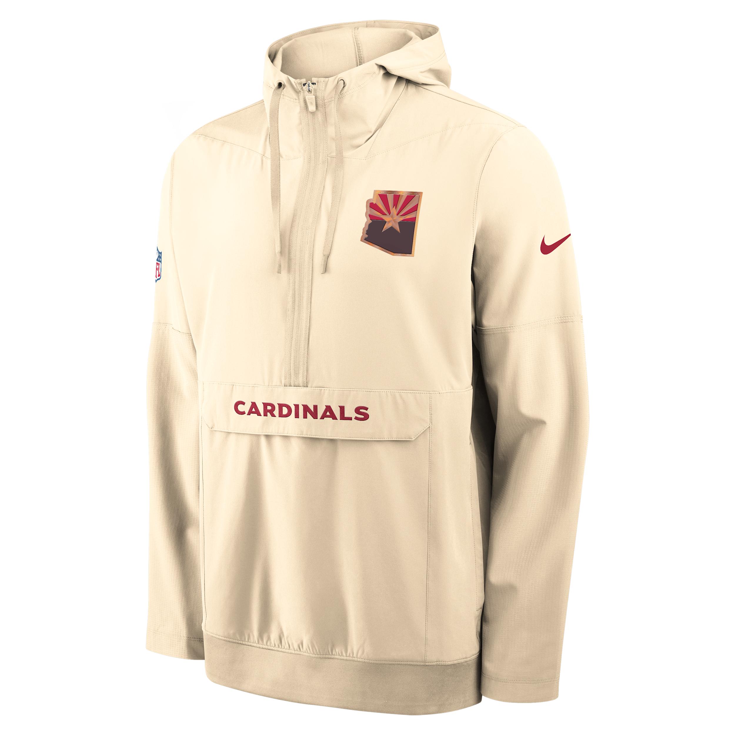 Arizona Cardinals Rivalries Collection Sideline Anorak Nike Men's NFL 1/2-Zip Hooded Jacket by NIKE Arizona Cardinals Rivalries Collection Sideline Anorak Nike Men's NFL 1/2-Zip Hooded Jacket by NIKE