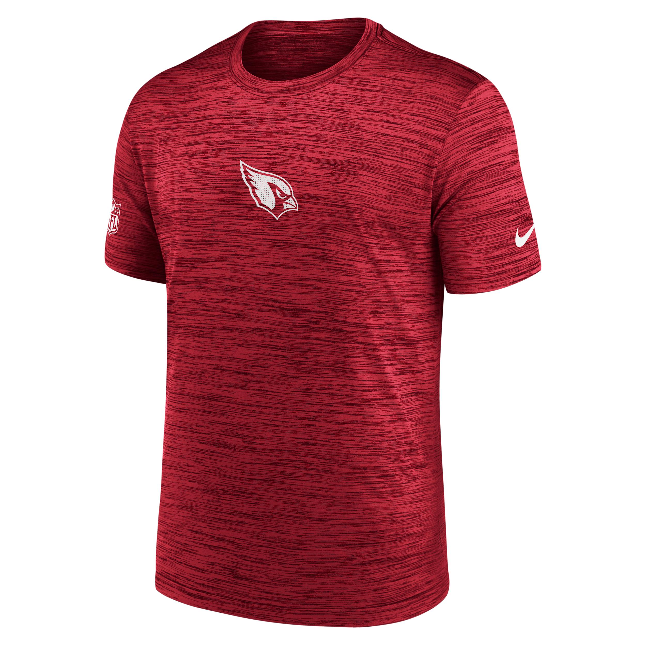 Arizona Cardinals Sideline Team Issue Velocity Nike Men's Dri-FIT NFL T-Shirt by NIKE